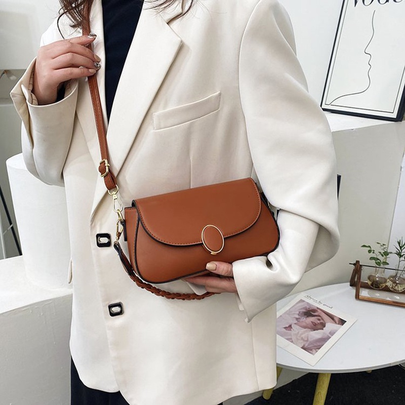 Túi Đeo Chéo Hình Vuông Cỡ Nhỏ Phong Cách Cổ Điển Thời Trang Cho Nữ