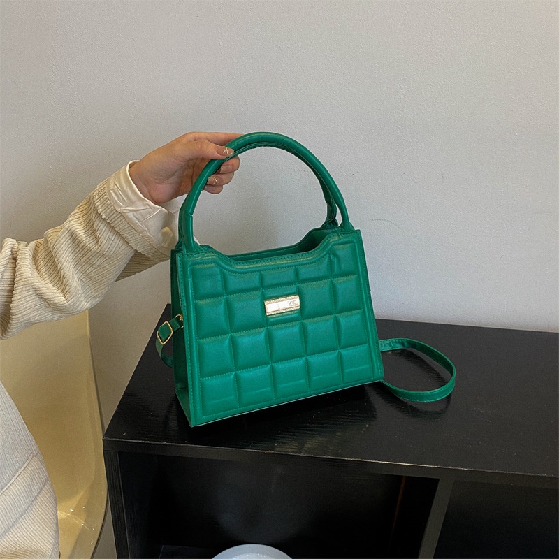 Túi Xách Mini Màu Trơn Phong Cách Retro Thời Trang Cho Nữ