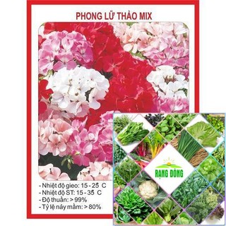 50 hạt giống phong lữ thảo mix hat f1