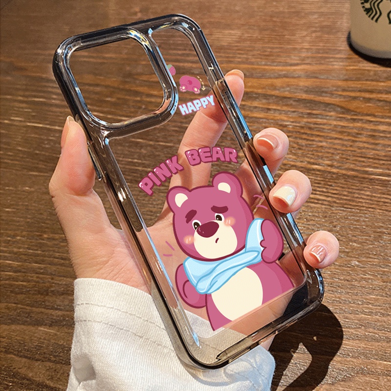 Ốp Điện Thoại Silicon TPU Mềm Trong Suốt Hình Gấu Vàng Dễ Thương Cho IPhone 14 Pro Max 11 13 12 Pro XS Max XR X 8 7 6S +