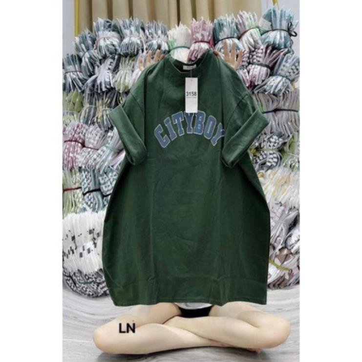 [ Rẻ Vô Địch ] Áo Phông Thun Form Rộng 3158 Cotton Khô Tay Lỡ Unisex HUDUcloset CITYBOY