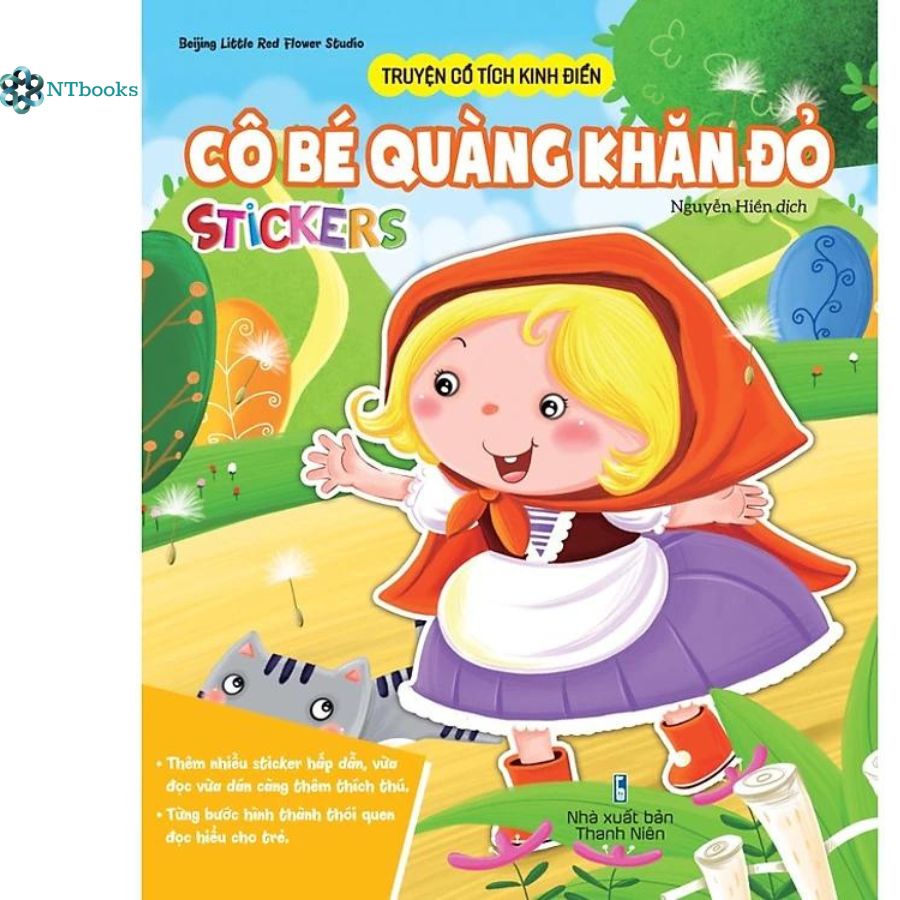 Sách (Lẻ tùy chọn) Truyện cổ tích kinh điển - Stickers - Bộ 8 cuốn