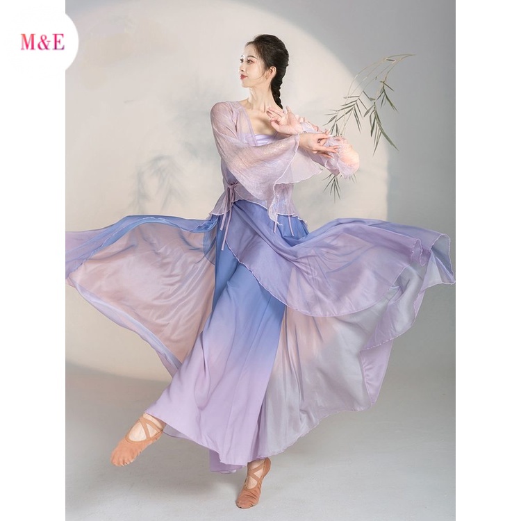 Bộ Trang Phục Biểu Diễn Múa Phong Cách Trung Hoa Cổ Điển Cho Nữ