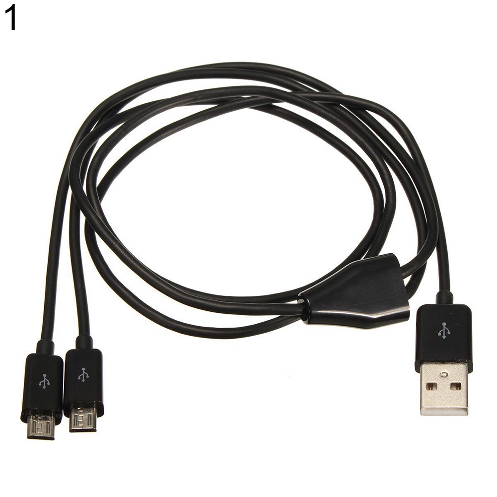 Dây cáp sạc & truyền dữ liệu LENOVO sunflower đầu cắm USB 2.0 sang Micro USB 2.0 1 sang 2 hình chữ Y