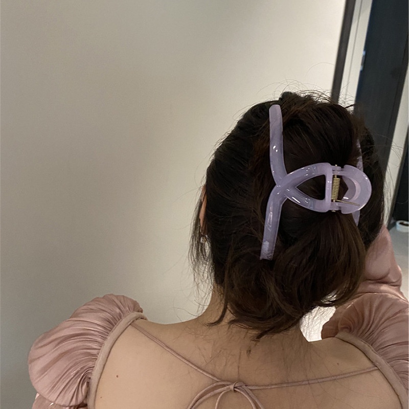 Kẹp Tóc Hình Cá Mập Dạng Thạch Cao Cấp Cho Nữ