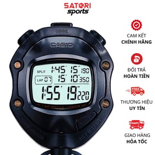 Đồng hồ bấm giờ CASIO HS 80TW nội địa NHẬT,  PIN 5 năm chịu nước 50m , đồng hồ bấm giây thi đấu 100 lap - SATORI SPORT