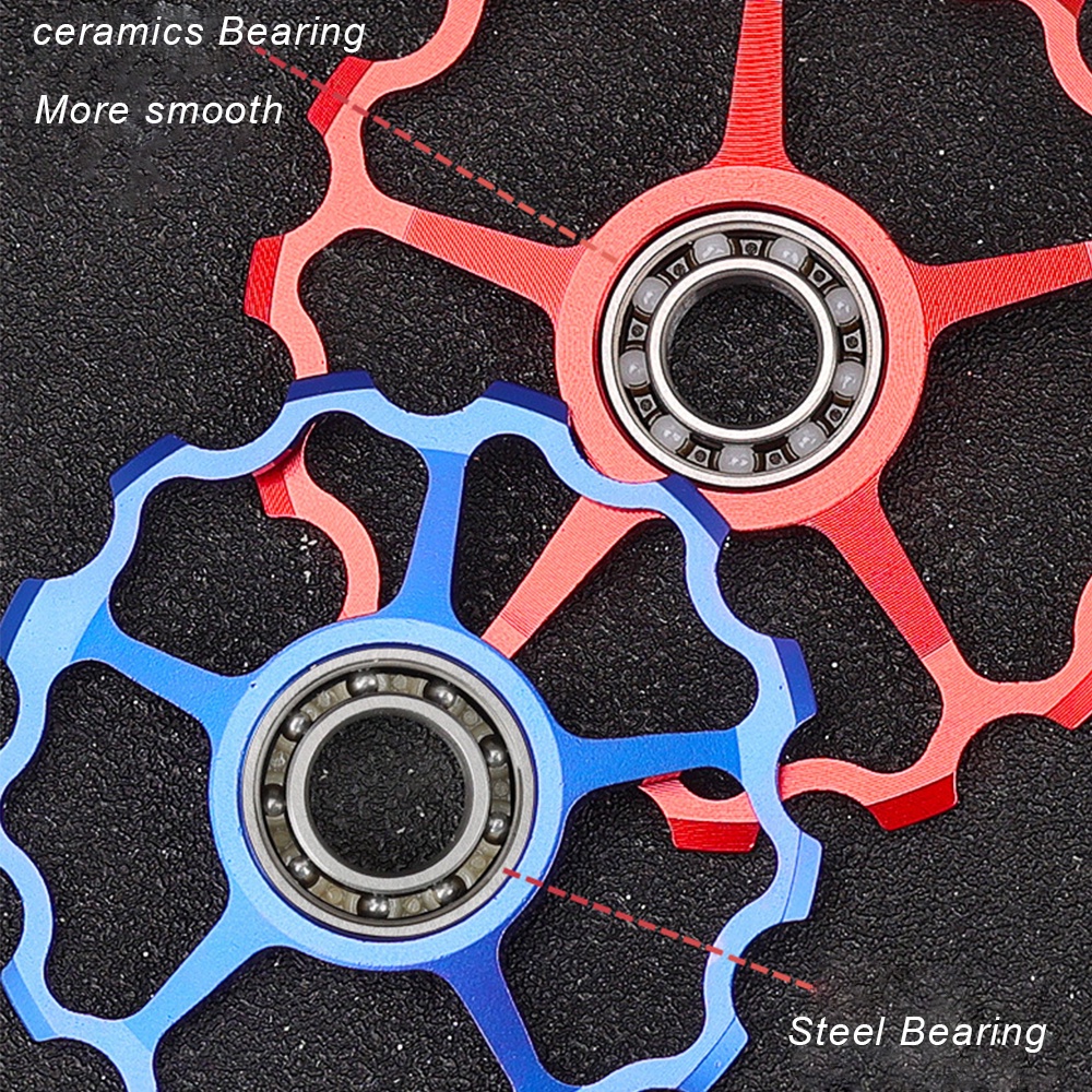 Ròng Rọc Sứ 9T 11T 13T 15T Bằng Kim Loại Chuyên Dụng Cho Xe Đạp Leo Núi