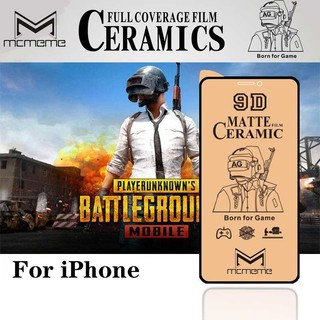 For IPhone 16 15 14 13 12 11 6 6s 7 8 X Xs Xr Pro Max Mini 5 Kính cường lực chống vân tay AG gốm sứ trò chơi