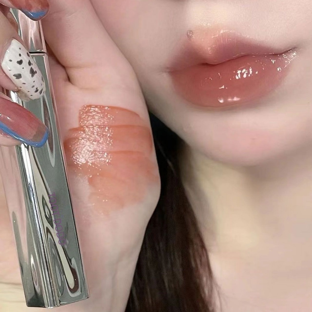 Phong Cách Mới! Phong Cách Mới!F & X Son Bóng Ngọt Ngào Tình Yêu Đầu Tiên ~ Son Bóng Tráng Gương Sóng Hoa Trái Tim Chống Thấm Nước Không Phai Dưỡng Ẩm