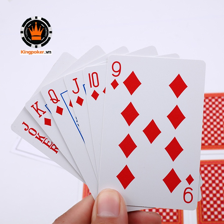 Bộ bài tây nylon kiểu Malaysia 100% plastic cao cấp có hộp nhựa