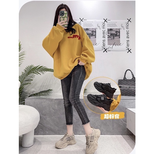 Giày Thể Thao Đế Dày Thoáng Khí Thời Trang Mùa Phong Cách Mới Cho Nữ