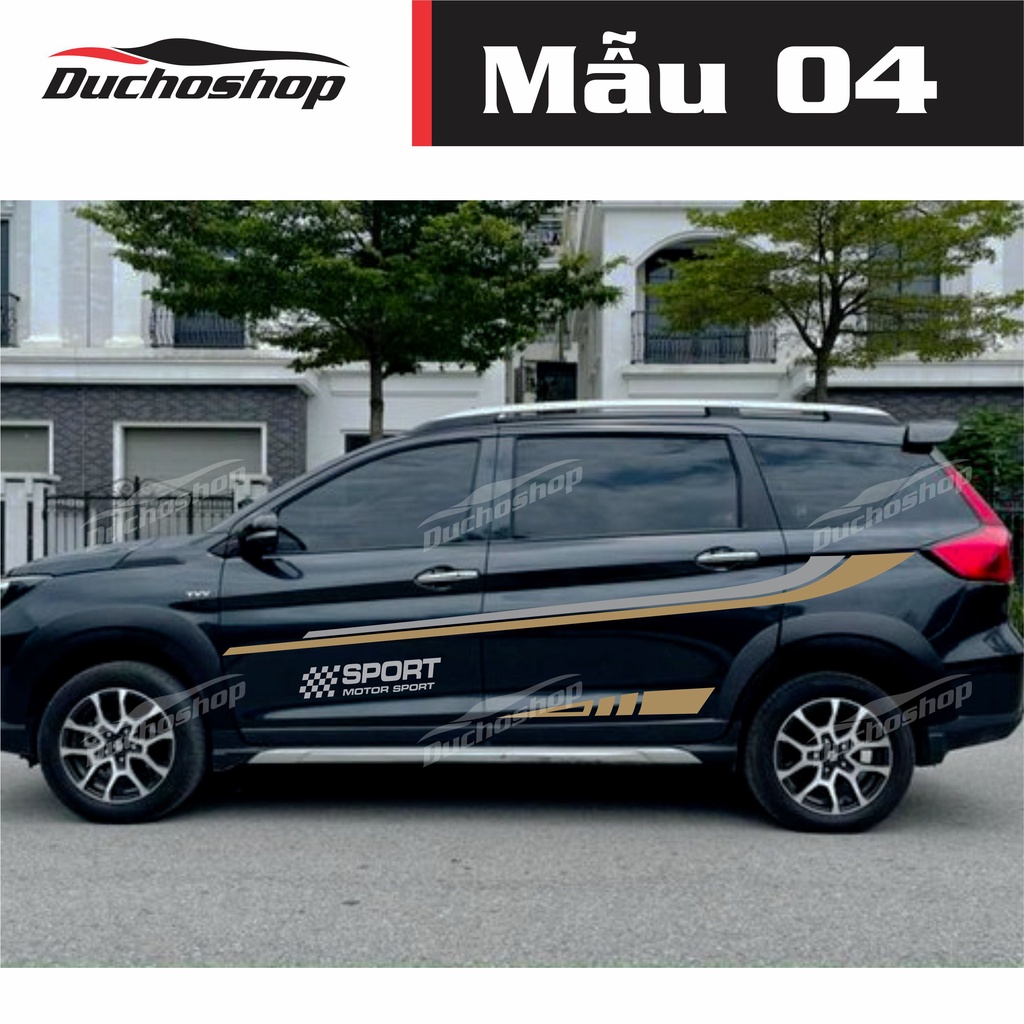 Tem xe Suzuki XL7  Phiên bản xe màu đen ms001