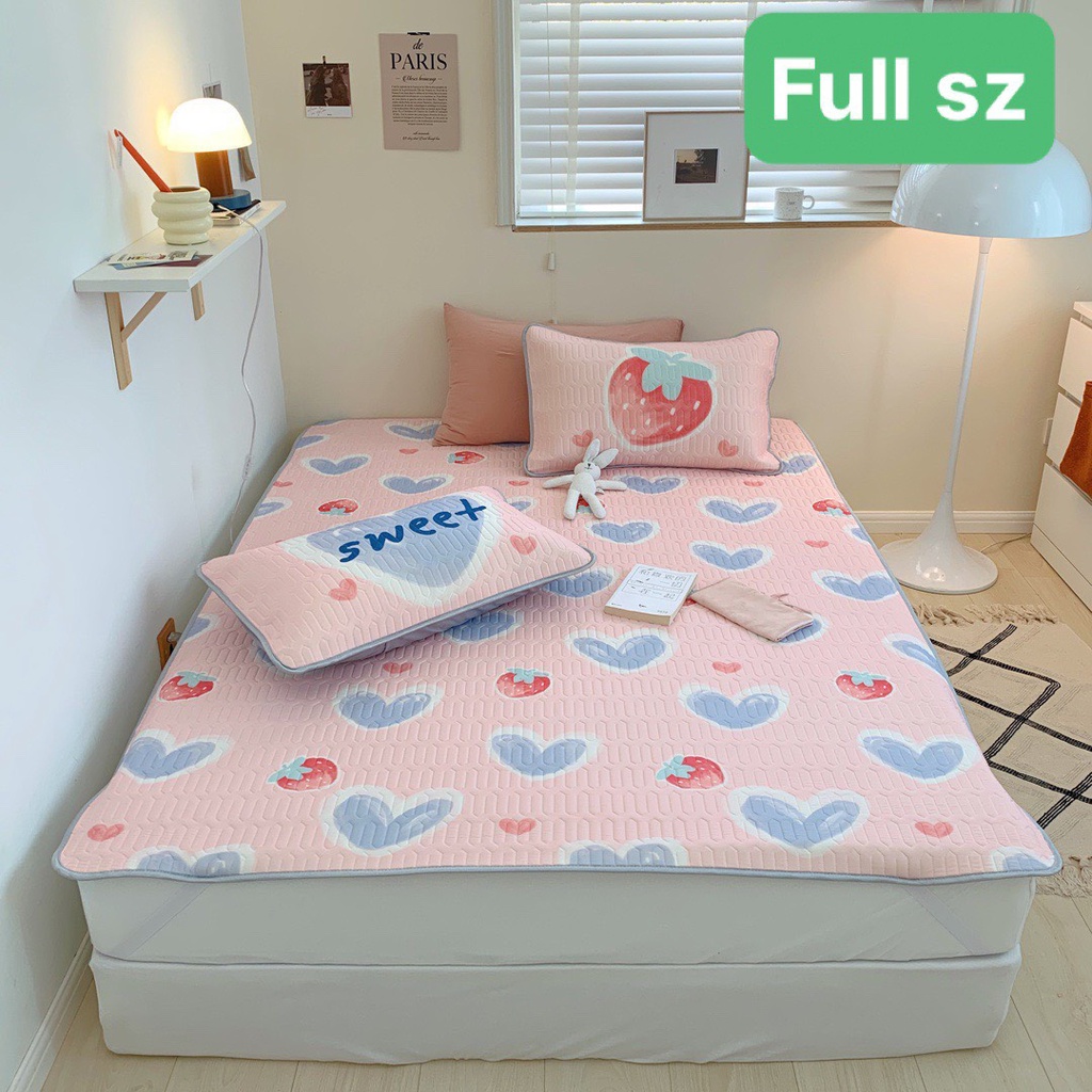Chiếu Ngủ Điều Hòa Siêu Mát Hàng Nhập Giải Nhiệt Mùa Hè, Có Lớp Cao Su Non - KiMi_Decor