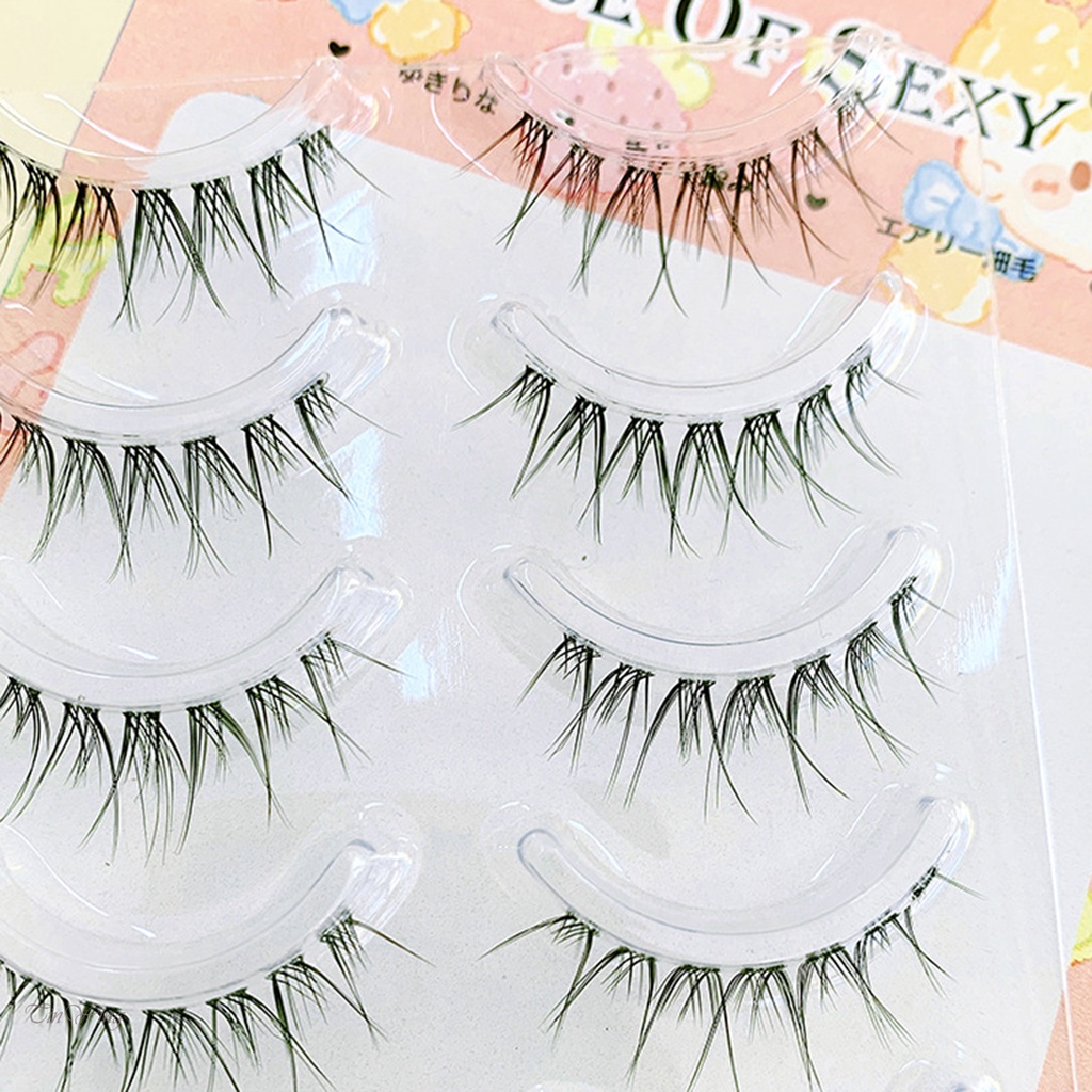 Set 5 cặp lông mi giả GETNOIVAS mềm mại thoải mái không gây kích ứng trang điểm tiệc sinh nhật