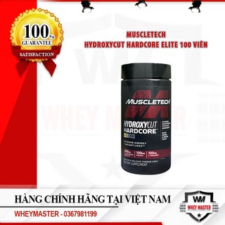 Muscletech - hydroxycut hardcore elite - chính hãng | viên uống hỗ trợ đốt mỡ giảm cân