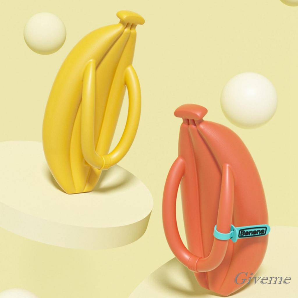 Dép Xỏ Ngón EVA Đế Dày Mềm Mại Chống Trượt Họa Tiết Quả Chuối Thời Trang Mùa Hè