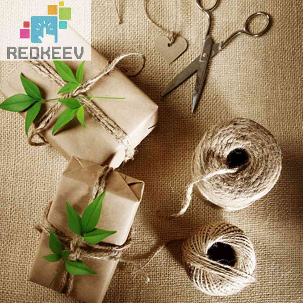 1 Cuộn Dây Gai Dầu 50 Mét Làm Đồ Thủ Công