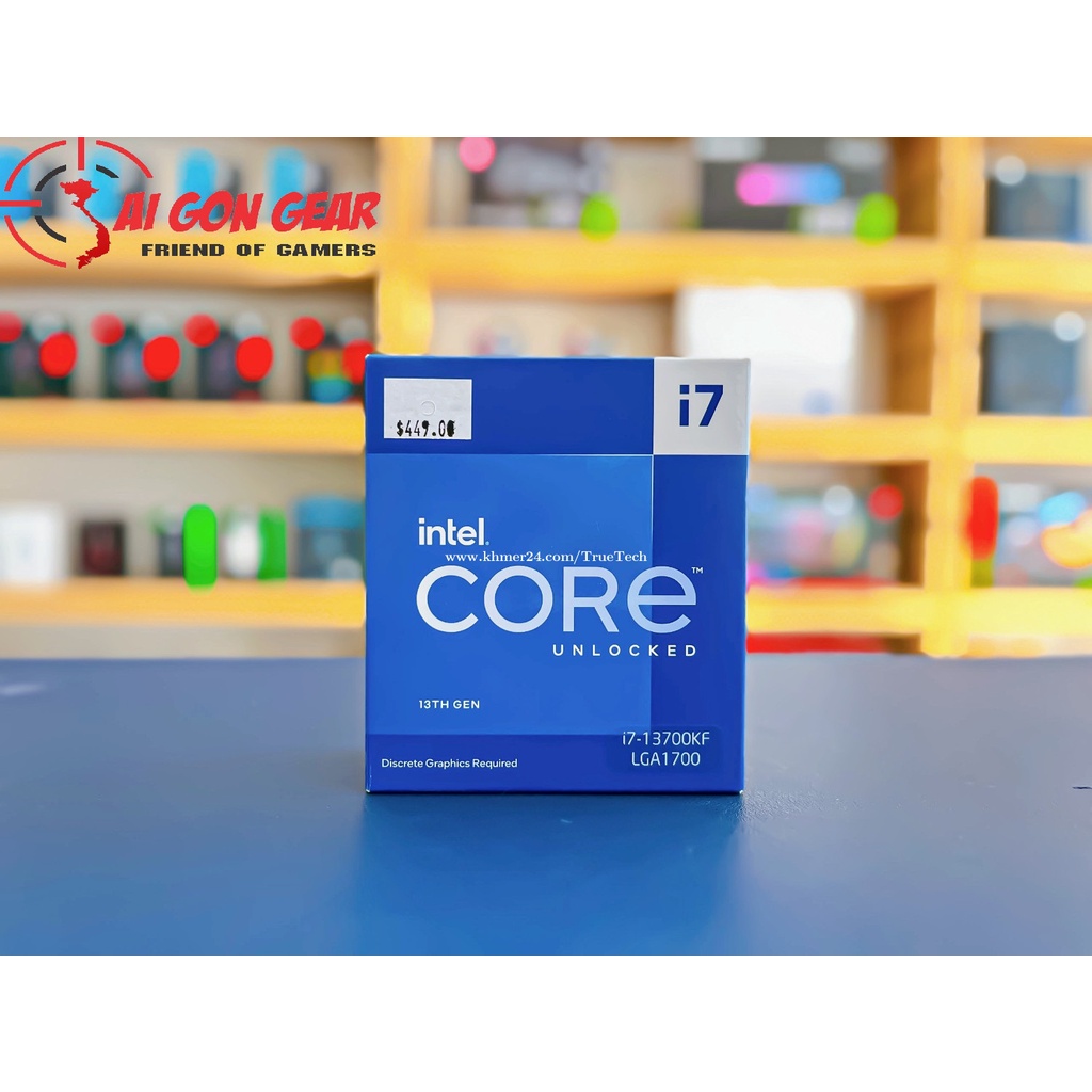 CPU Intel Core i7 - 13700KF Box chính hãng