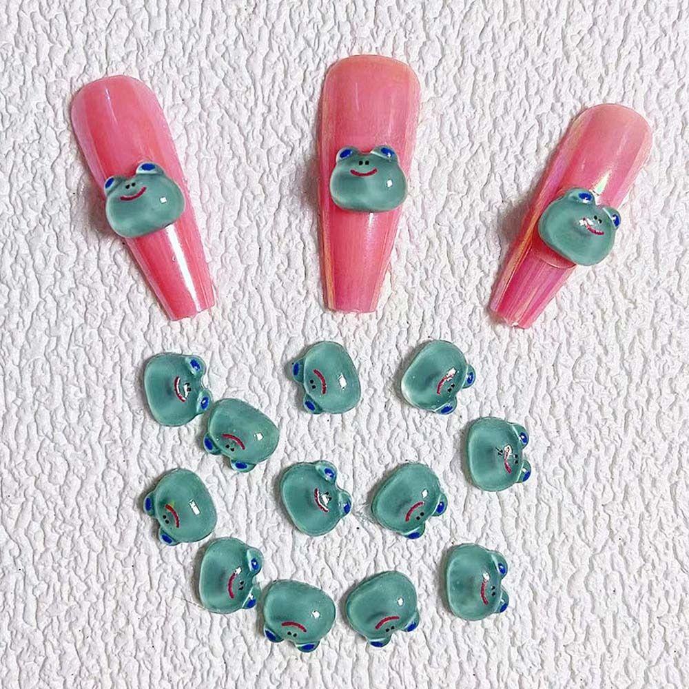 Phụ Kiện Trang Trí Móng Tay Hình Thỏ Gấu Hoạt Hình Dễ Thương Dành Cho Bạn Nữ