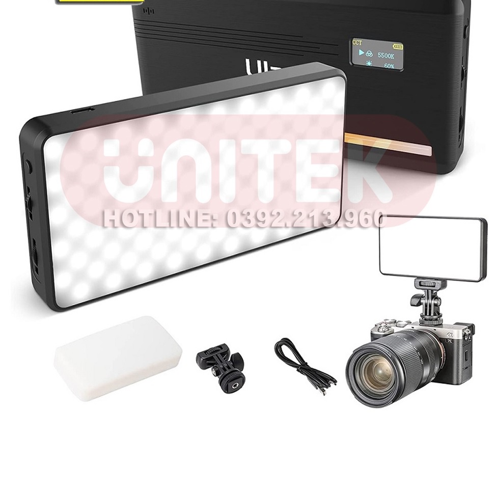 Đèn LED (Tích Hợp Pin Sạc 5000mAh): Chụp Hình Quay Phim Ulanzi VL200 Bi Color fill light - Dải Màu 2500K Đến 9000K