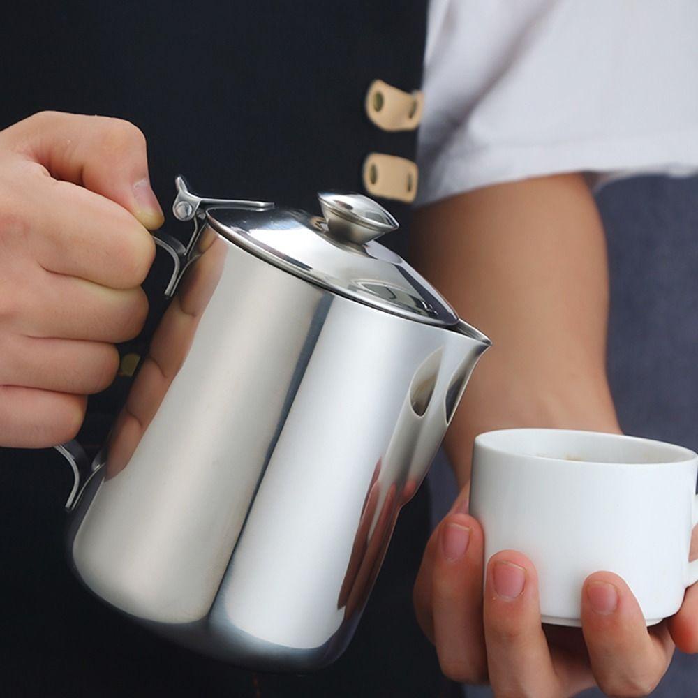 Bình Tạo Bọt Sữa Bằng Thép Không Gỉ 12 / 20 / 32 / 48 / 72oz