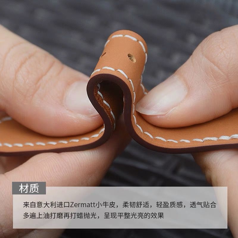 Dây Đeo Bằng Da Thật 45mm Cho Apple iwatch7 / SE / 6 / 5 Hermes Huaqiangbei watch s7 s8