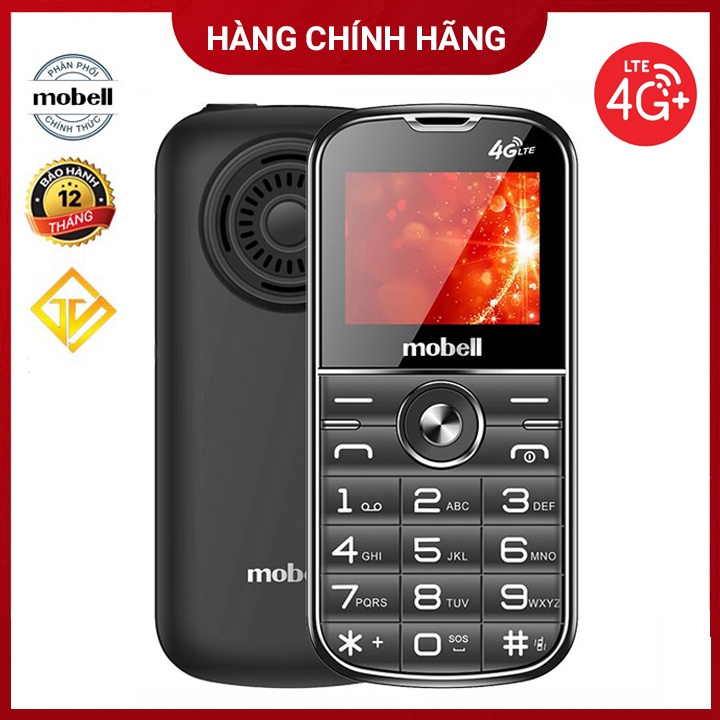 Điện thoại Mobell F209 4G Loa to ,bàn phím lớn - Hàng chính hãng