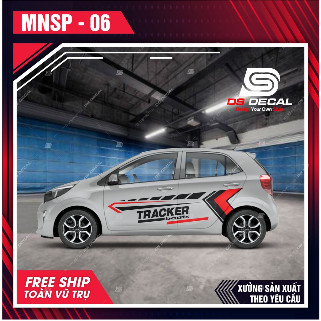 Tem dán xe ô tô Kia Morning - 06 - decal dán xe ô tô - DS Decal