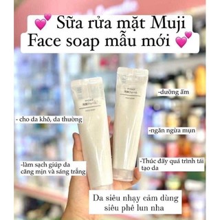 Sữa rửa mặt Muji Face Soap