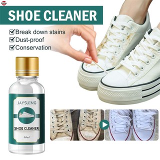 Dung dịch vệ sinh làm trắng giày 30ml loại bỏ bụi bẩn và màu vàng từ dung dịch vệ sinh giày dép