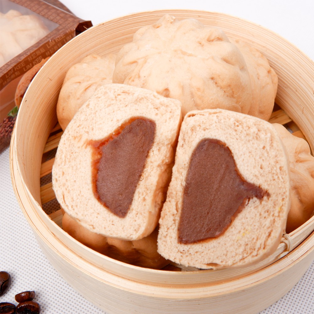 BÁNH BAO NHÂN CÀ PHÊ LIM KEE SINGAPORE 280G/ 8 bánh