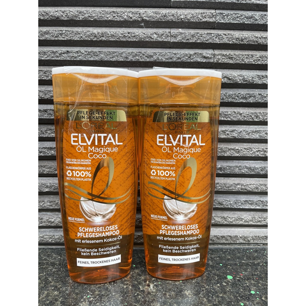 Dầu Gội Loreal Paris Elvital Oil Magique Coco -Mang lại cho bạn một mái tóc mềm mại, bóng khoẻ và không còn xơ rối
