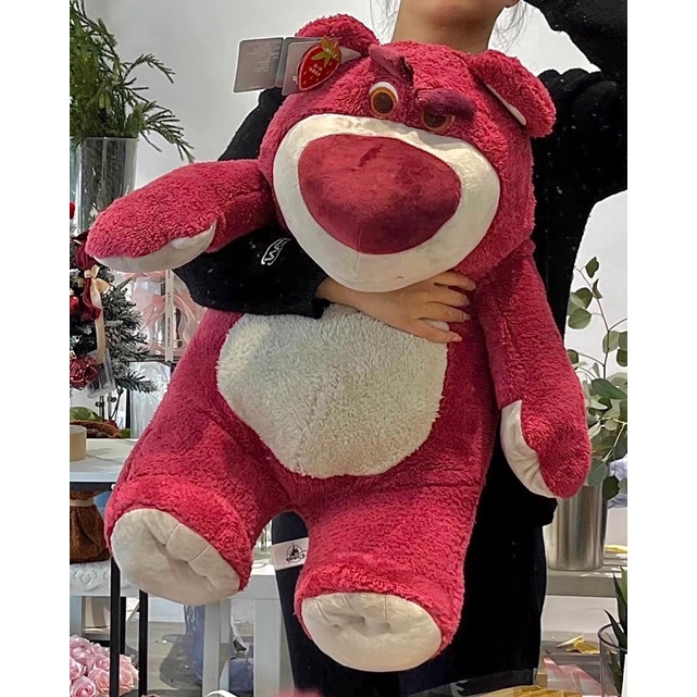 Gấu bông thơm dâu tây Lotso Bear ToyStory3 chính hãng Disney tặng kèm túi hãng