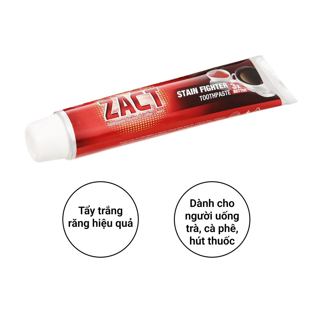 Kem đánh răng hôi miệng ZACT LION Stain Fighter 190g