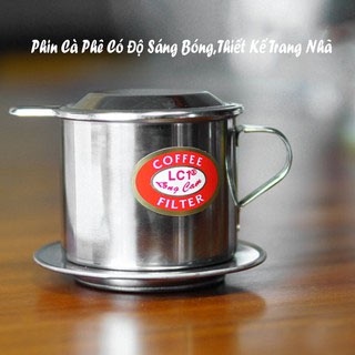 Phin cà phê inox lưới vặn cao cấp