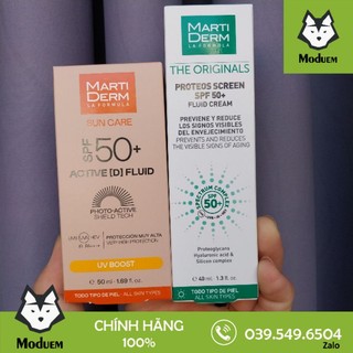Kem chống nắng phổ rộng marti derm spf50+