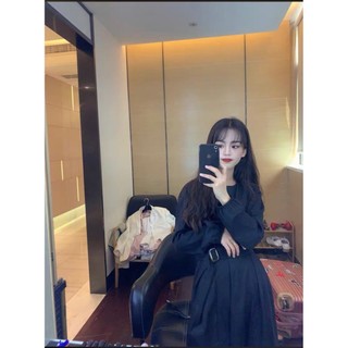 [ORDER] [ORDER] Đầm bẹt vai chiết eo Ulzzang