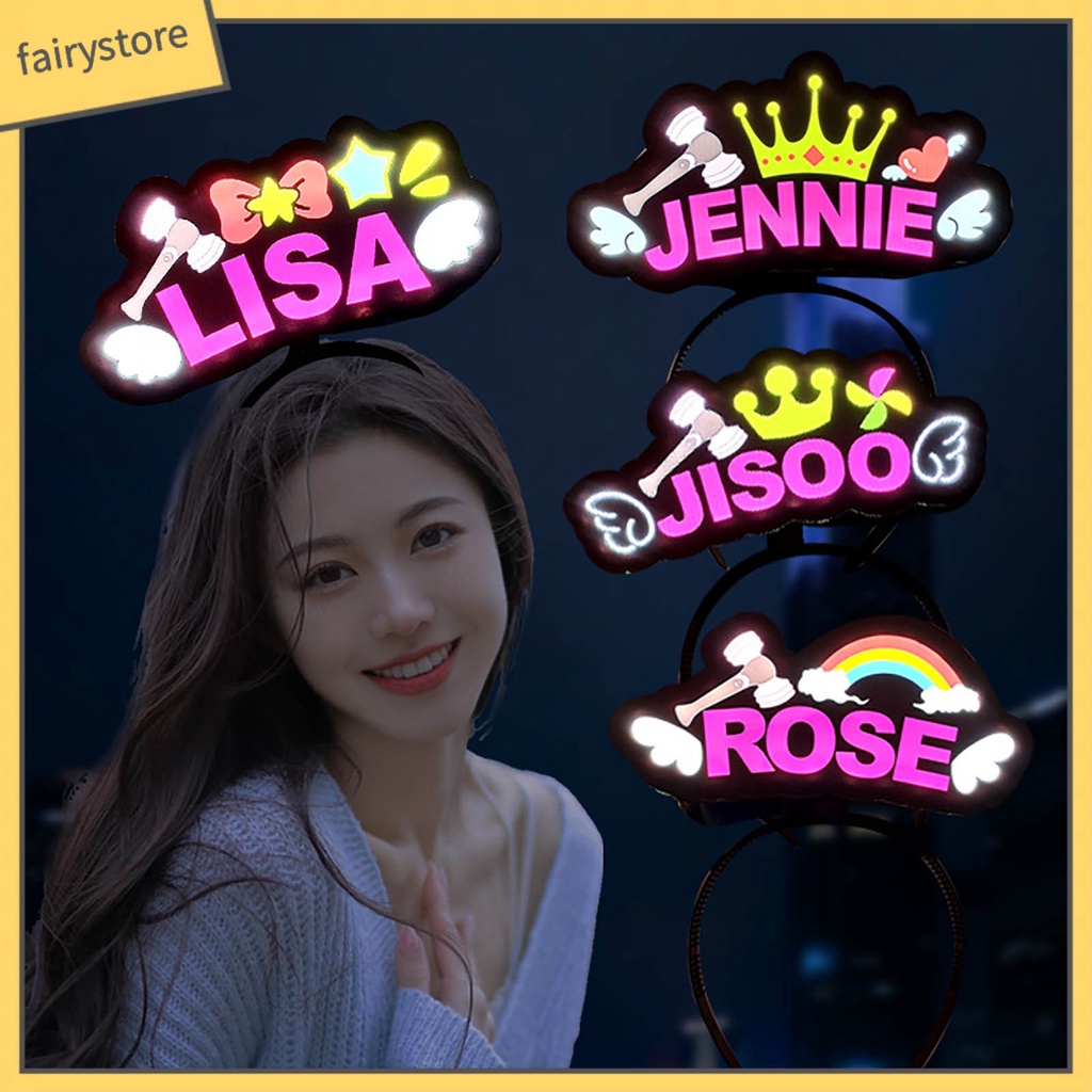 [Fairy1] Băng Đô Màu Đen Bằng Acrylic Chống Trượt Có Thể Tháo Rời Hỗ Trợ Quạt