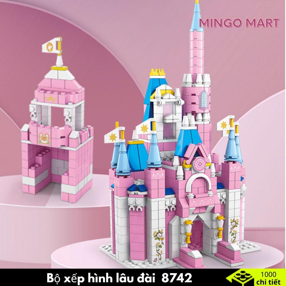 [1000+ chi tiết] Đồ chơi bộ xếp hình sắc màu Tàu Vũ Trụ  , cảnh sát , cứu thương , lâu đai cho bé sáng tạo