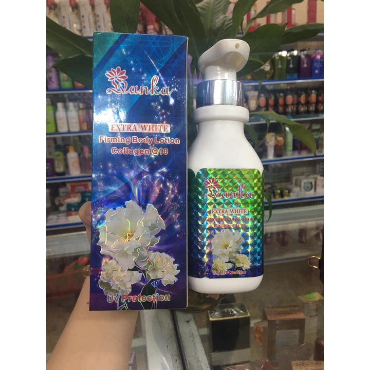 Sữa dưỡng thể LVANKA trắng da, chống nắng cao cấp 300ml