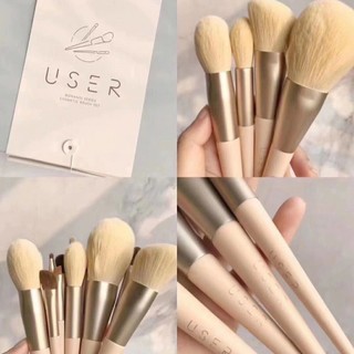 Bộ 12 Cọ Trang Điểm Morandi Lông Thú