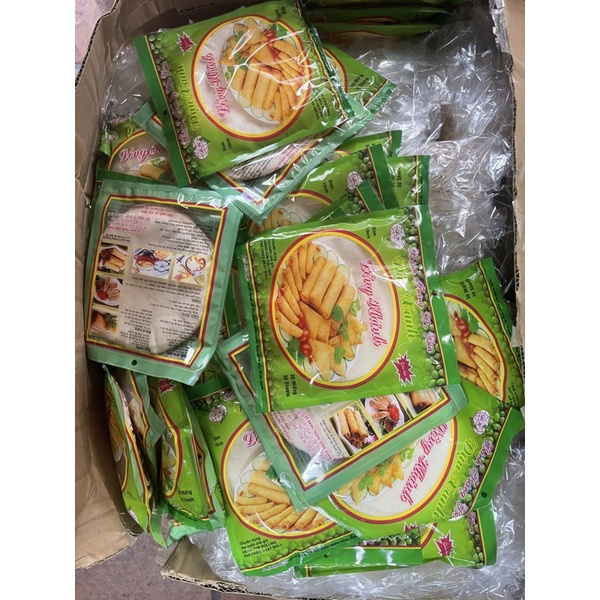 Combo 3g vỏ bò bía, vỏ cuốn nem rán, nem tôm phô mai, chả ram… Vỏ rán siêu ròn siêu ngon ạ