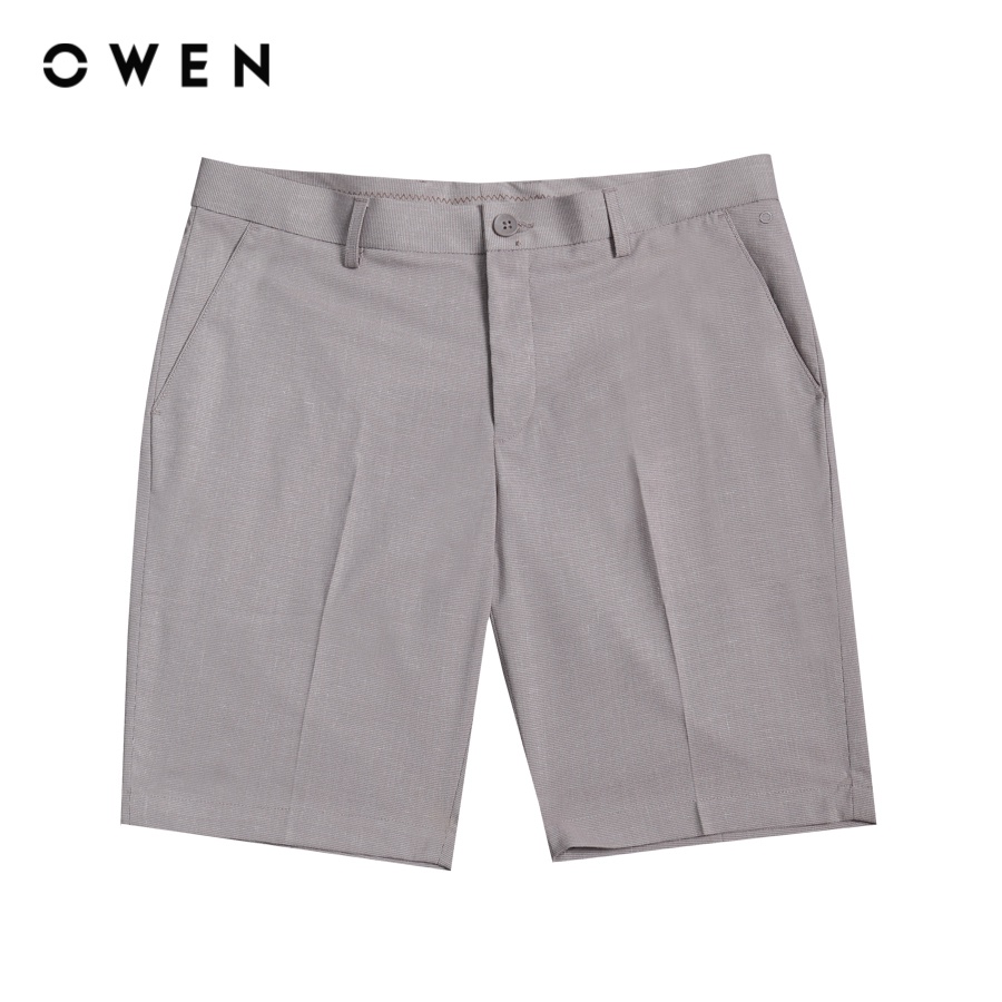 OWEN - Quần short Trendy màu Be - SW221318