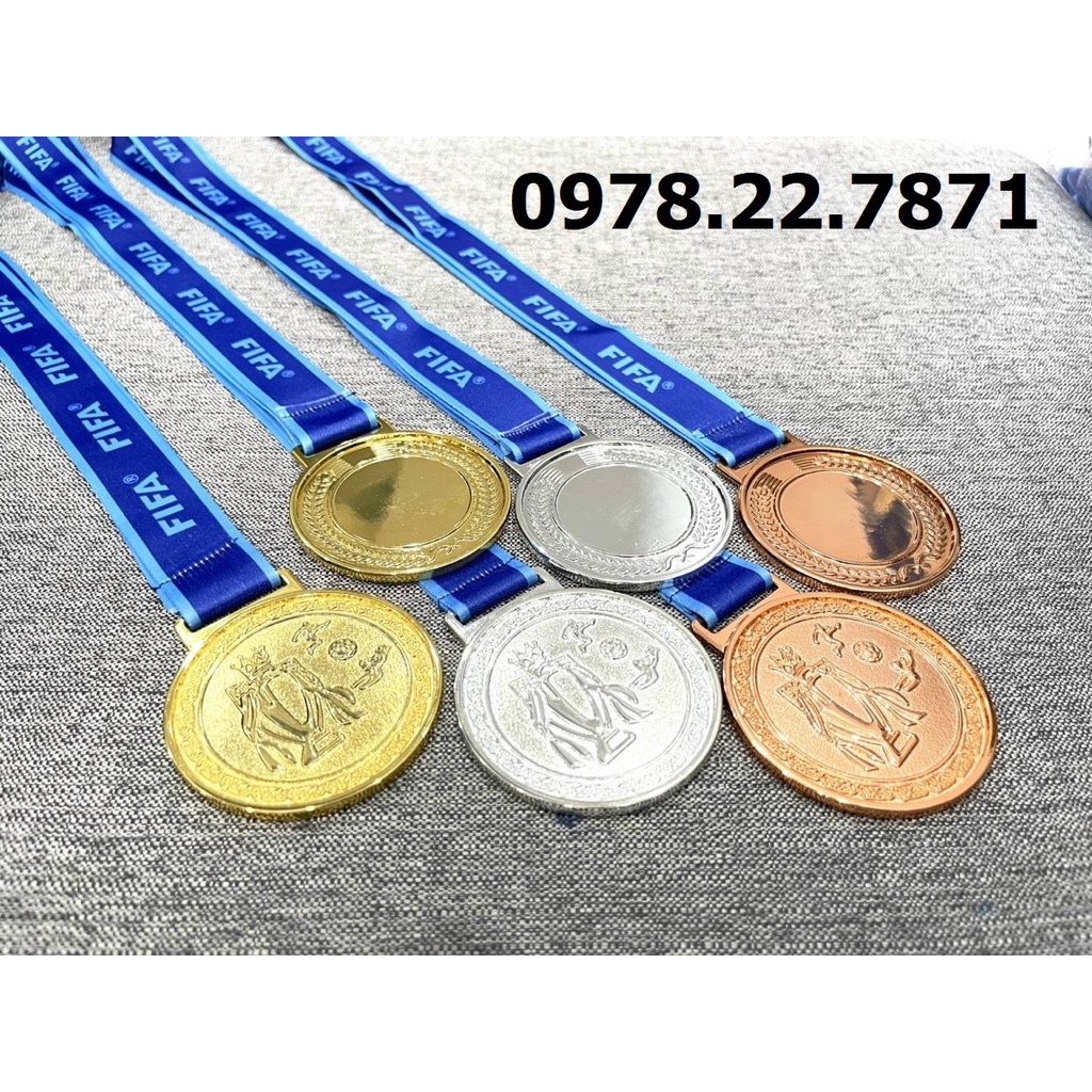 Huy Chương Trao Giải Bóng Đá Cao Cấp Có Hình Cúp Ngoại Hạng Anh Đẹp