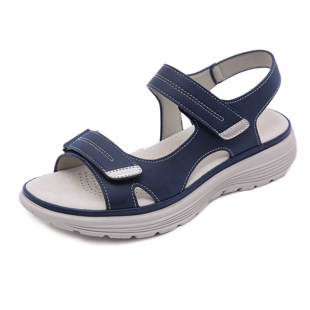 Giày Sandal Thể Thao Đế Xuồng Dày Dặn Siêu Nhẹ Size 41-42 Thời Trang Cho Nữ