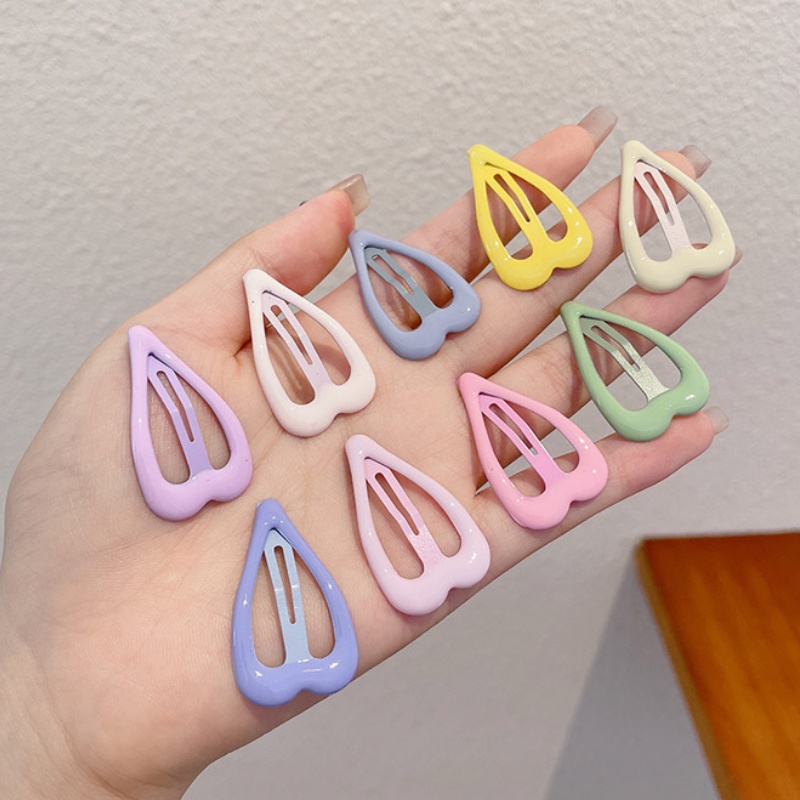 10 mảnh đầy màu sắc dễ thương trẻ em bangs kẹp tóc cô gái bb kẹp tóc