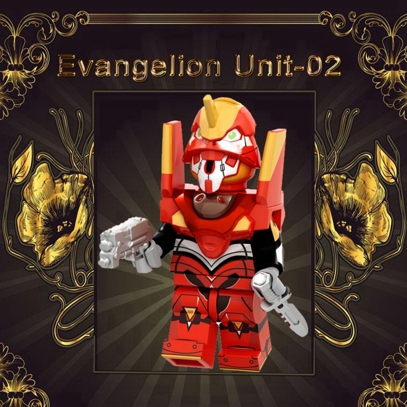 Neon GENESIS EVANGELION EVA Ayanami Rei Đồ Chơi Xếp Hình DIY Giáo Dục Cho Trẻ Em