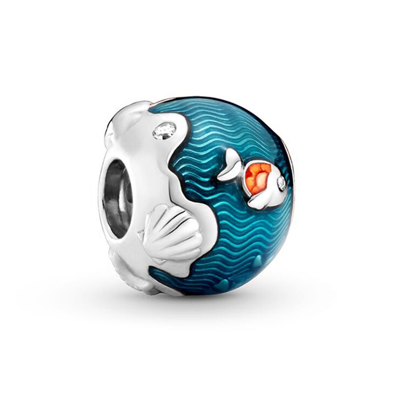 Hạt Charm Mạ Bạc Hình Máy Ảnh Chân Chị Em Dùng Làm Vòng Tay / Dây Chuyền DIY