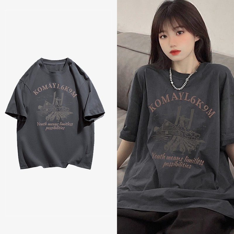 NRVP Áo Thun 100% Cotton Tay NgắN Plus Size Cho Nam Và Nữ