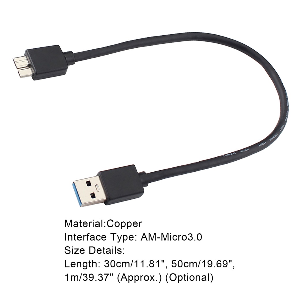 Dây cáp truyền dữ liệu ổ cứng LENOVO USB 3.0 A đầu cắm sang Micro USB lỗ cắm tốc độ cao